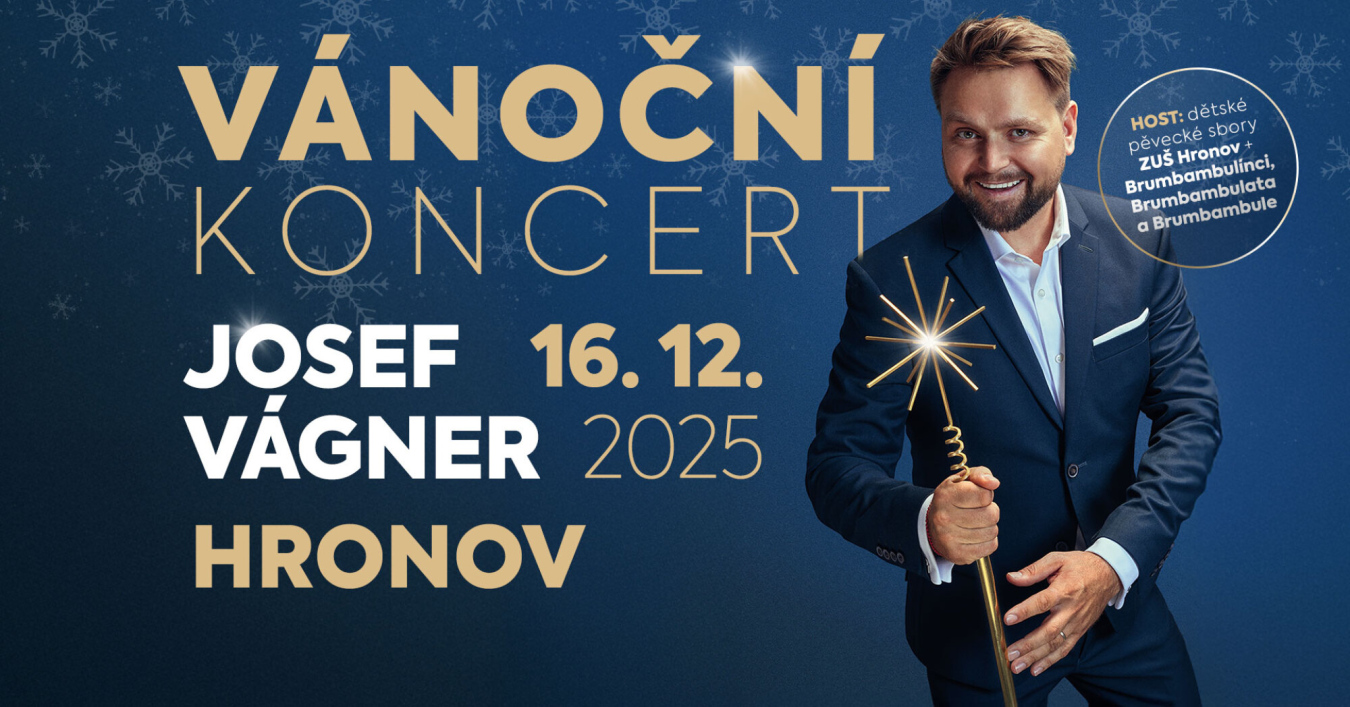 Vánoční koncert - Josef  Vágner s živou kapelou